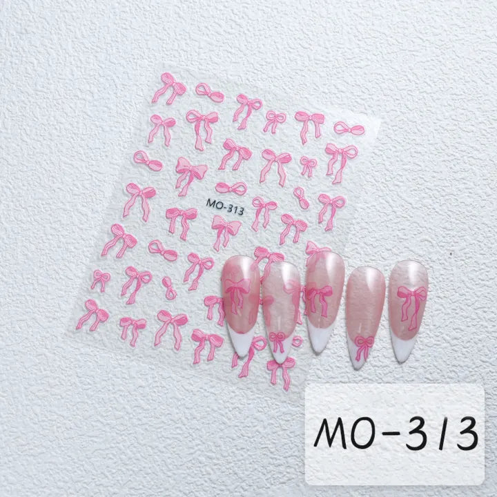 π 3d Bow Stickers π